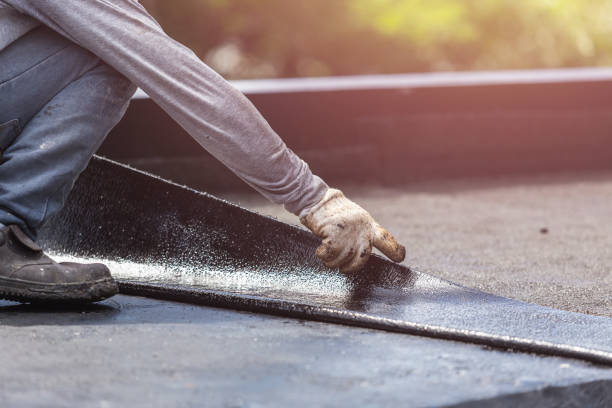 Professional Basement Waterproofing technician working in Morristown, NJ